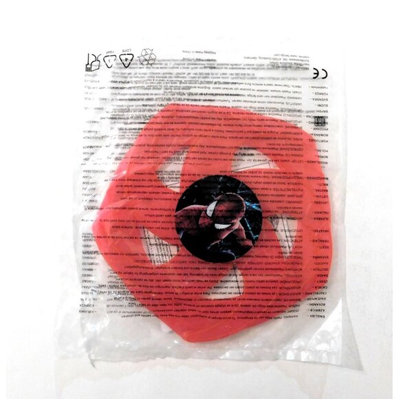 Spider-Man Red Flying Disc McDonalds Happy Meal Toy 2014 Sealed Collectible - Picture 2 of 4